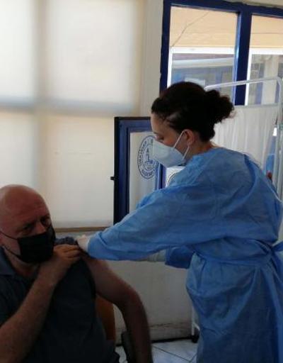 Harem Otogarında yerinde aşı uygulaması başladı