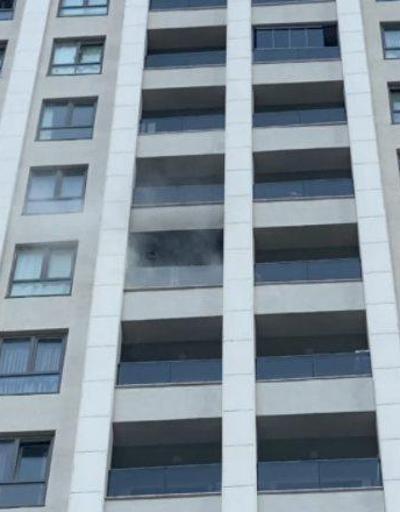 21 katlı rezidansta yangın paniği