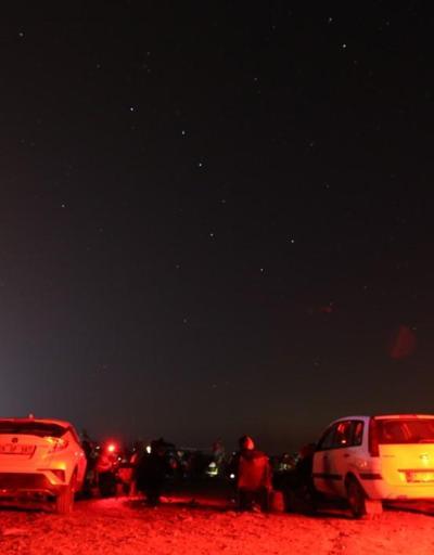 Karacabey Longozunda 2 bin kişi meteor yağmurunu izledi