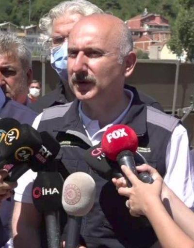 Bakan Karaismailoğlu Sinop Ayancıkta açıklamalarda bulundu