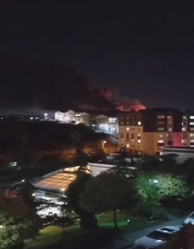 İstanbulda korkutan yangın Peş peşe patlamalar yaşandı