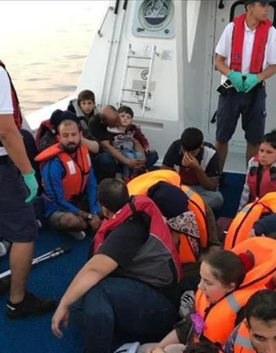 Muğla açıklarında 35 düzensiz göçmen kurtarıldı