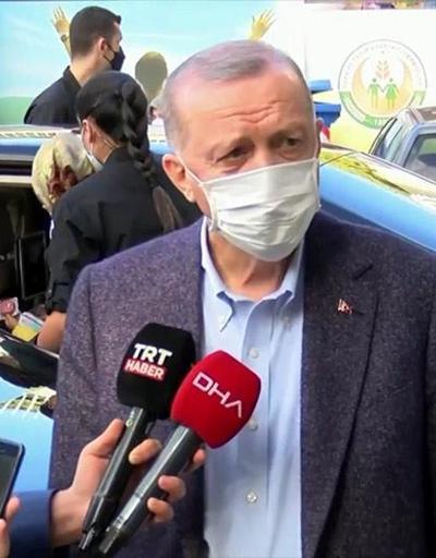 Cumhurbaşkanı Erdoğandan market mesajı