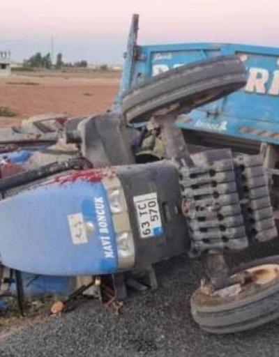 Traktörle kamyon çarpıştı: 1 ölü, 1 yaralı