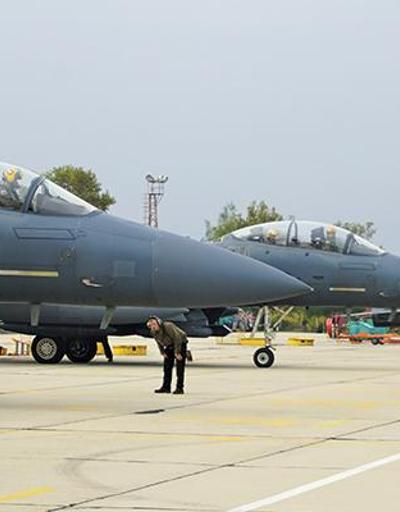 ABDnin F-15 uçakları, tatbikat için Bulgaristana geldi