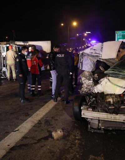 TEM Otoyolunda trafik kazası: 4 kişi yaralandı