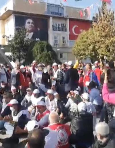 Bakırköy Belediyesi işçilerinden sıfır zam grevi
