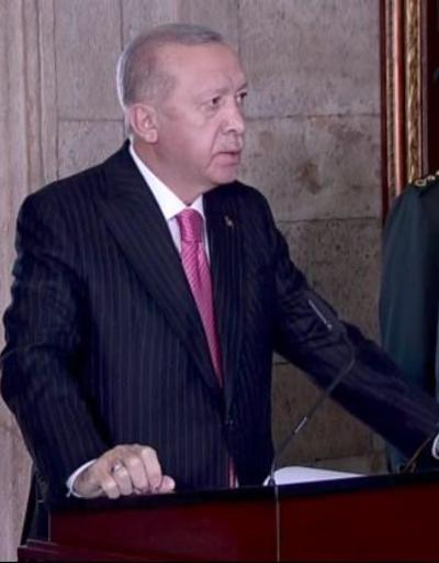 Erdoğandan Anıtkabirde birlik mesajı