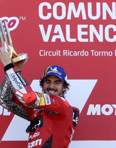 Valencia Grand Prixsini Ducati pilotu Bagnaia kazandı