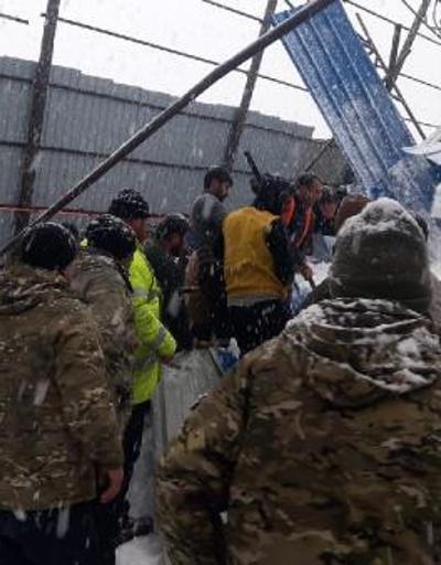 Gürcistan’da şantiyenin çatısı çöktü: 1 ölü, 2 yaralı