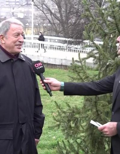 Bakan Akar, Bosna Hersekte CNN TÜRKün sorularını yanıtladı
