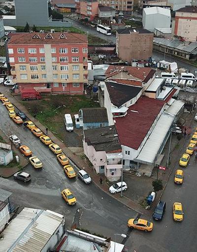 İstanbulda taksimetre kuyruğu | Video Haber