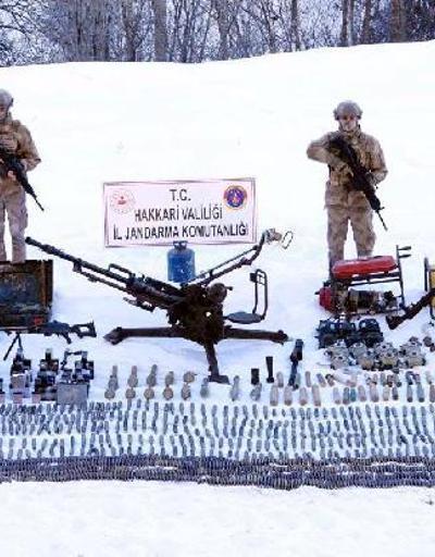 İçişleri: Eren Kış-4 operasyonlarında silah ve mühimmat ele geçirildi