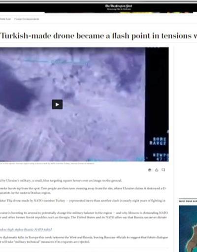 Türk SİHAsı Washington Post manşetinde