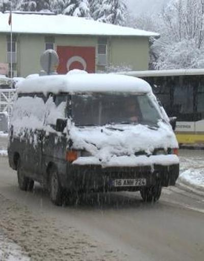 Bursada kar yağışı etkili oldu