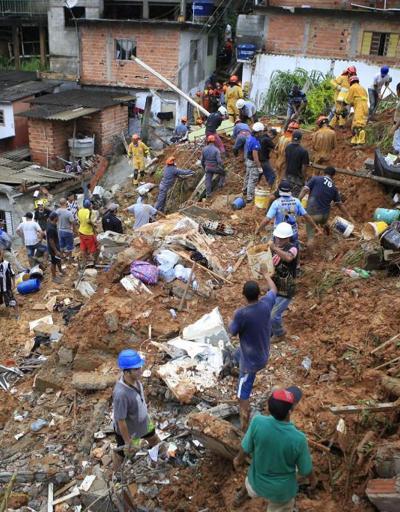 Brezilya’da şiddetli yağış Toprak kayması sonucu 19 kişi öldü