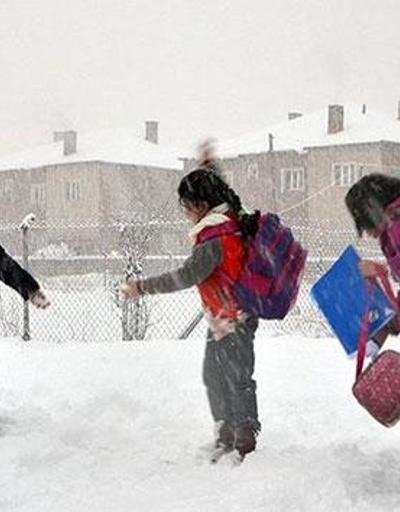 Eğitime kar engeli: Hangi şehirlerde okullar tatil edildi