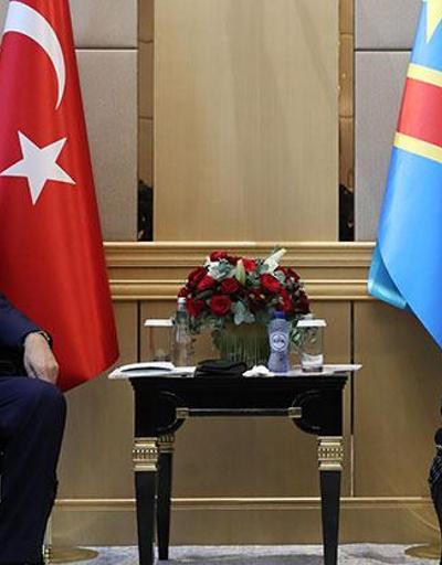 Cumhurbaşkanı Erdoğan, Kongo Cumhurbaşkanı Tshisekedi ile görüştü
