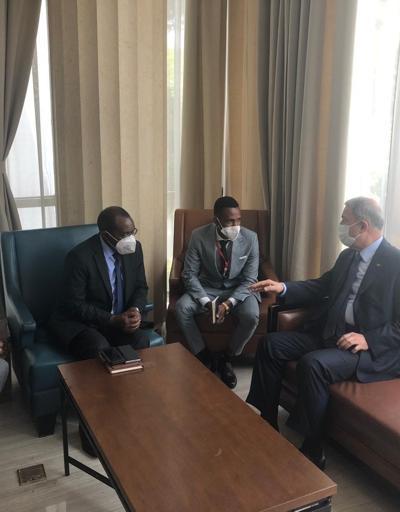 Bakan Akar, Kongo Demokratik Cumhuriyeti Savunma Bakanı Kurhenga ile görüştü