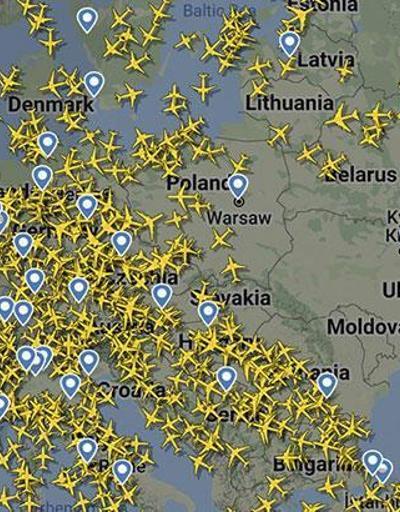 Ukrayna semalarında tek bir uçak yok