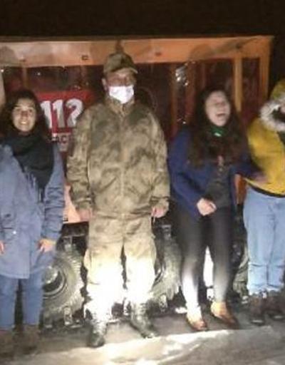 Nemrut Dağında mahsur kalan 8 turist kurtarıldı
