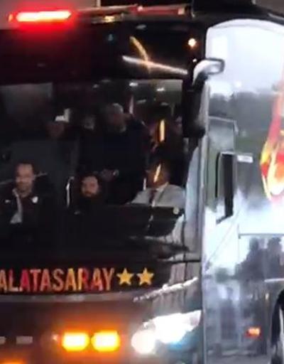 Galatasaray kafilesi stada böyle giriş yaptı