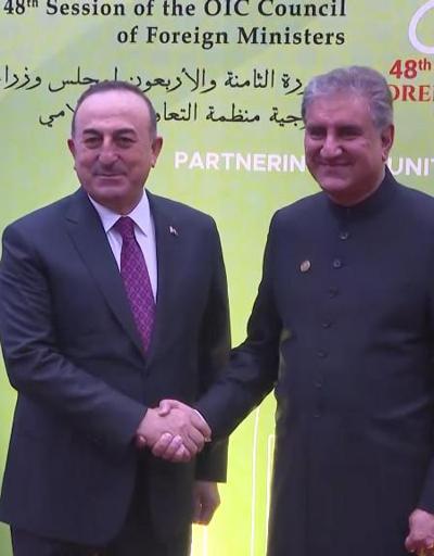 Bakan Çavuşoğlu, İslam İşbirliği Teşkilatı toplantısına katılıyor