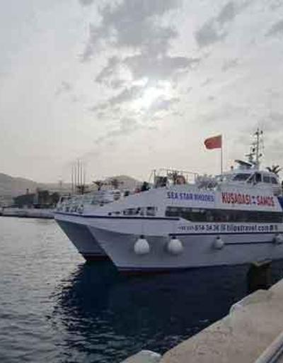 Kuşadası’ndan Yunanistana feribot seferleri başladı