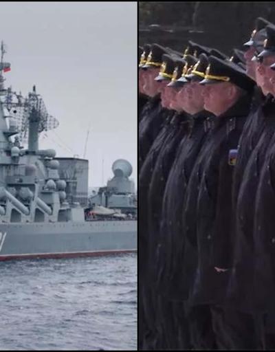 Karadenizde batan Moskva gemisi: Mürettebat görüntüleri ilk kez yayınlandı