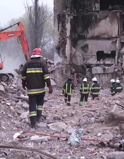Kievin Borodyanka bölgesinde geriye yıkım kaldı