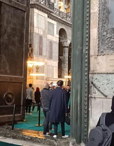 Ayasofya Camiinin İmparator Kapısı onarıldı
