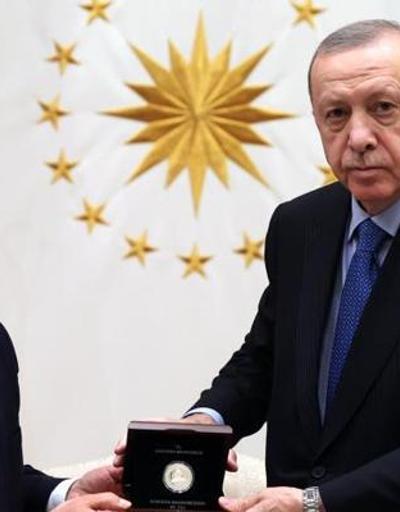Erdoğan, Anayasa Mahkemesi Başkanını kabul etti