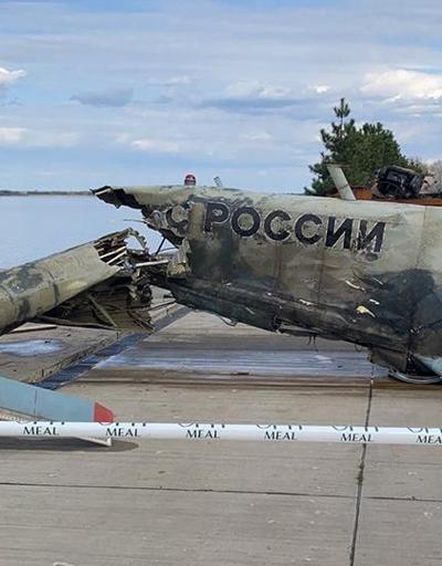 Ukrayna’da nehirden Rus helikopterinin enkazı çıkarıldı
