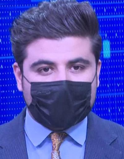 Afgan erkek sunucular yayına maske takarak çıktı