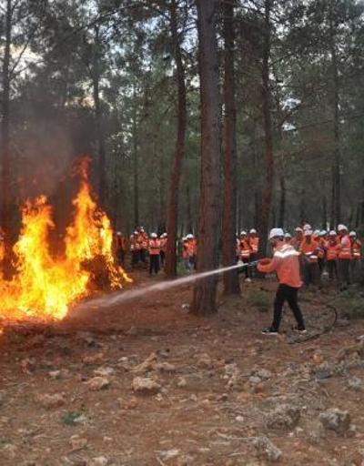 Türkiyenin en büyük orman yangını tatbikatı gerçekleştirildi