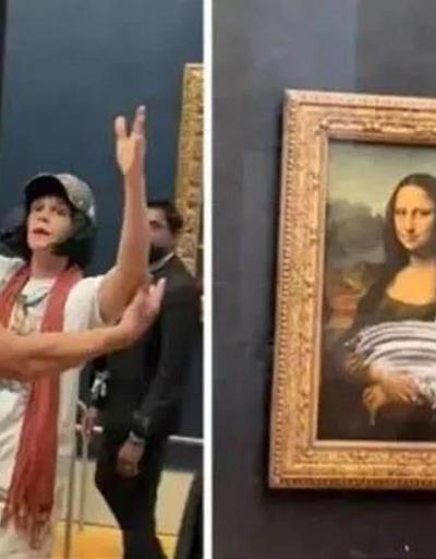 Mona Lisaya pastalı saldırı