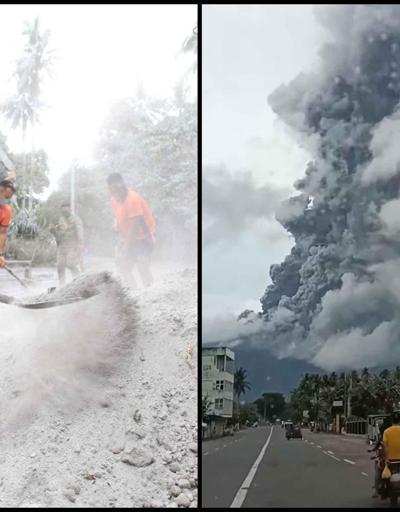 Filipinlerde Bulusan Yanardağı harekete geçti Çevre bölgeler tahliye edildi