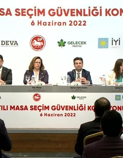 6 partiden seçim güvenliği toplantısı