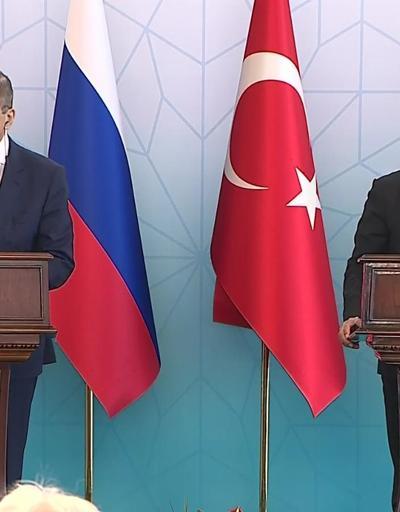 Ankarada kritik görüşme Çavuşoğlu ve Lavrovdan önemli açıklamalar