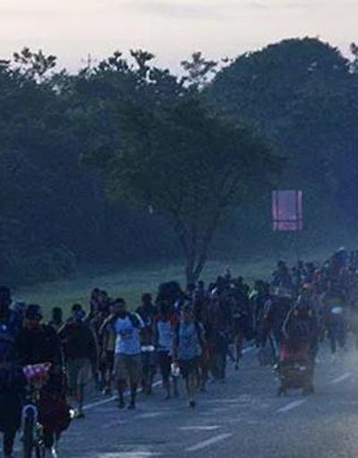 ABDye zorlu yolculuk: 3 bin kişi Meksikadan yola çıktı