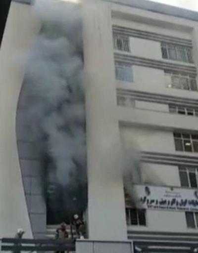 İranda hastanede yangın çıktı