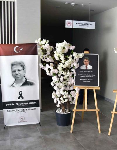 Konyada çalıştığı hastanede öldürülen Dr. Ekrem Karakayaya şehit unvanı verildi