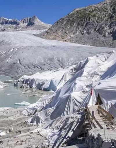 Buzullar eridikçe ortaya çıkan gerçek Yer: İsviçre Alpleri