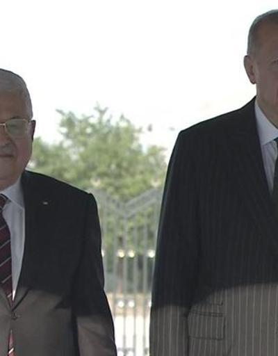 Filistin Devlet Başkanı Abbas Ankara’da: Cumhurbaşkanı Erdoğan, resmi törenle karşıladı