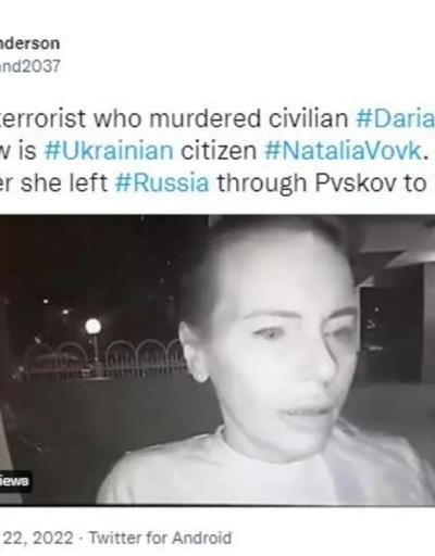 Duginin kızını öldürdüğü iddia edilen isim: Kimdir bu Natalya Vovk