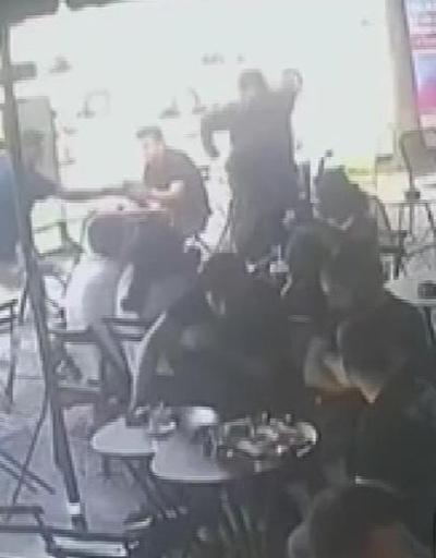 Beşiktaş tribün lideri Seyit Subaşına saldırı kamerada