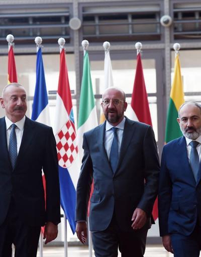 Aliyev, Paşinyan ve Michelden üçlü zirve