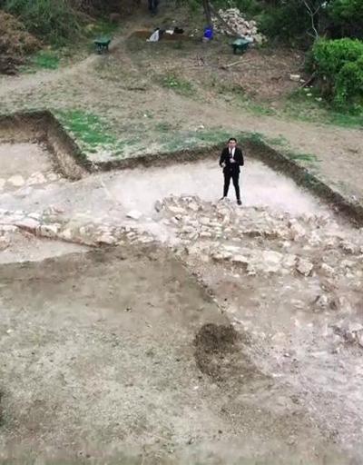 İşte Ayasofyayı yıkan depremin izi