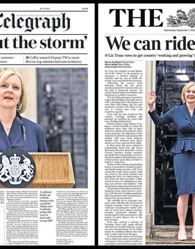 İngiliz basınında Truss dönemi:  Fırtınayı atlatabiliriz sözü manşetlerde... Yeni kabineye sert eleştiri