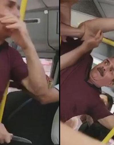 Fatihte otobüste bıçaklı dehşet: Yanlışlıkla ayağına basan yolcuya saldırdı